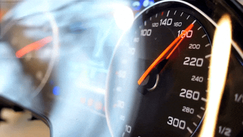 Sped Up Racing Odometer Raising GIF