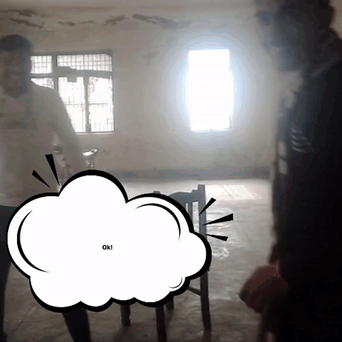 Speech Bubble Saying Ok