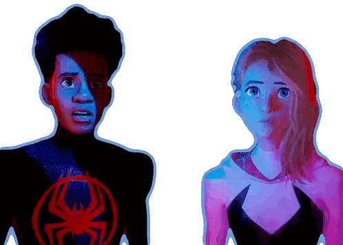 Speechless Miles Morales Sticker