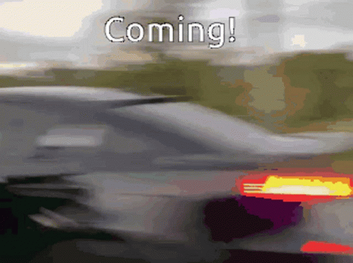 Speed Car Coming GIF
