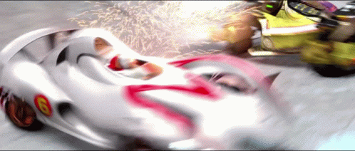 Speed Racer Mach 5 Spinning Around GIF