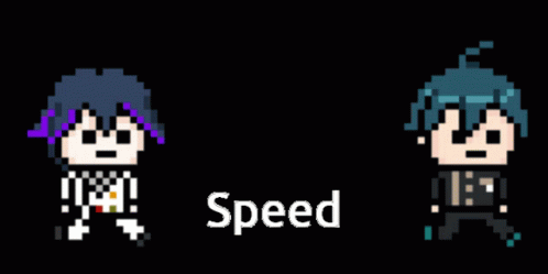 Speed Run Walk Cute Pixel Chibi GIF