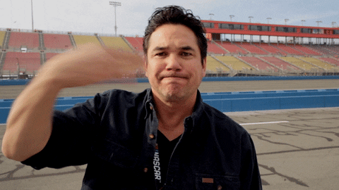 Speed Up Dean Cain Nascar GIF