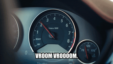 Speed Up Rev Vroom Vroom GIF