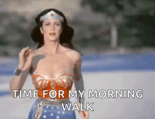 Wonder Woman Speed Walking GIF