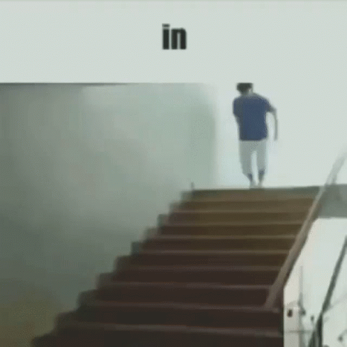 Speed Walking Through The Stairs GIF