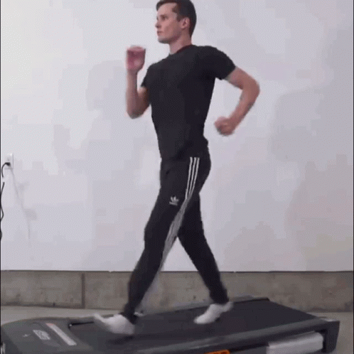 Speed Walking On Treadmill GIF