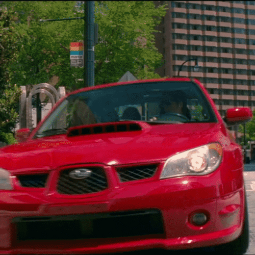 Speeding Car Ansel Elgort Baby Driver Movie GIF