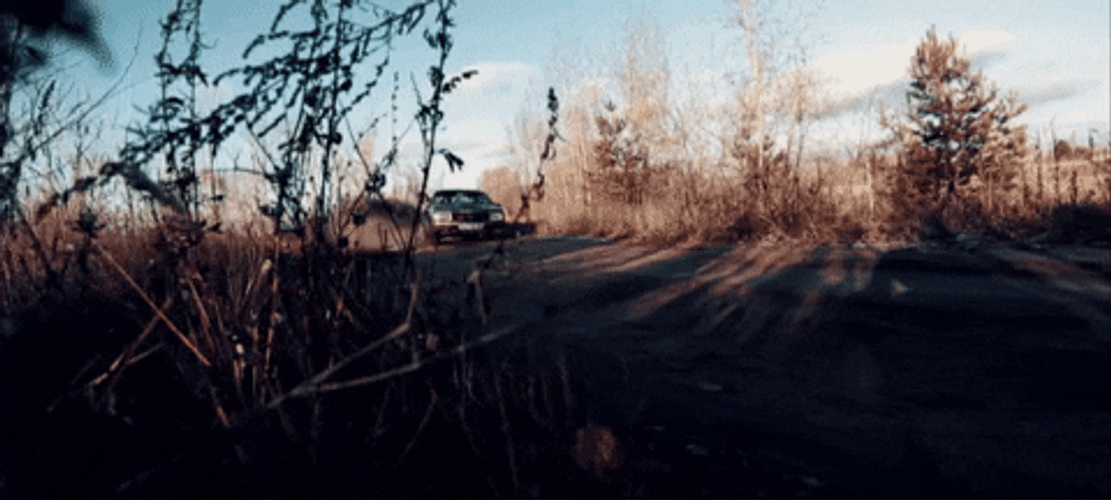 Speeding Car Chase Fast Driving Off Road GIF