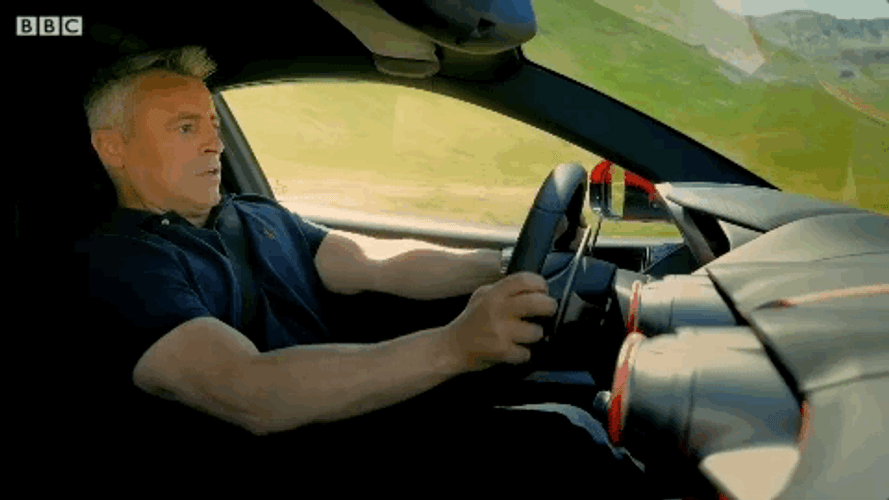 Speeding Car Matt Leblanc Top Gear GIF