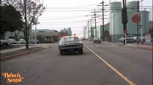 Speeding Police Cars Brown Sugar GIF