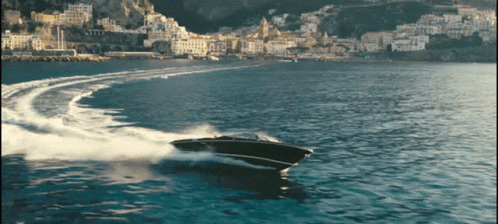 Speeding Yacht Boat GIF