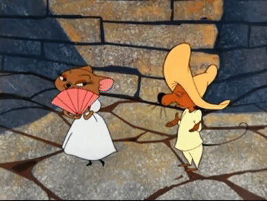 Speedy Gonzales In Love With A Mouse GIF