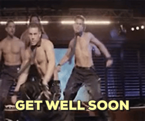 Speedy Recovery Get Well Soon Channing Tatum GIF