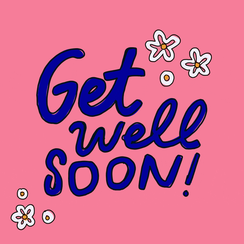 Speedy Recovery Get Well Soon Letter GIF