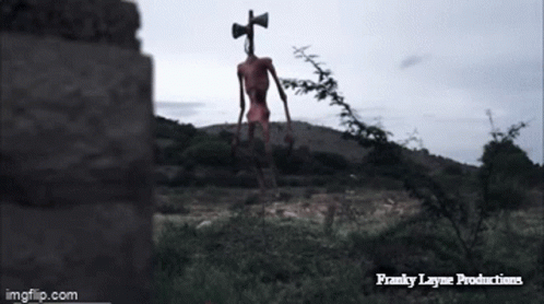 Speedy Running Siren Head GIF