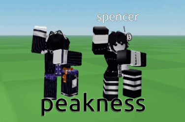 Spencer and Peakness Standing Together