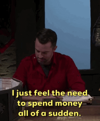 Spend Money All Of A Sudden GIF