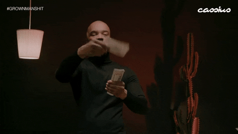 Spend Money Man Throwing Cash One After Another GIF