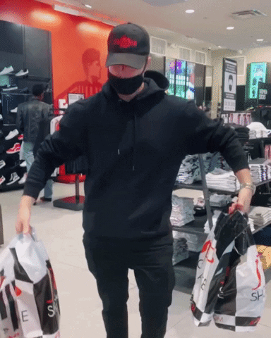 Spending Money For Sneakers GIF