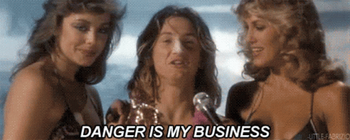 Spicoli Danger Is My Business GIF