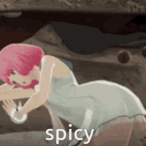 Spicy Catherine Rin Video Game Head Bump GIF