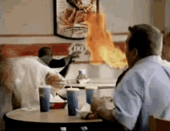 Spicy Hot Fire Breath Ad Commercial Funny GIF