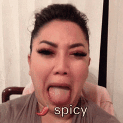 Spicy Hot Tongue Out Chili Emoji GIF