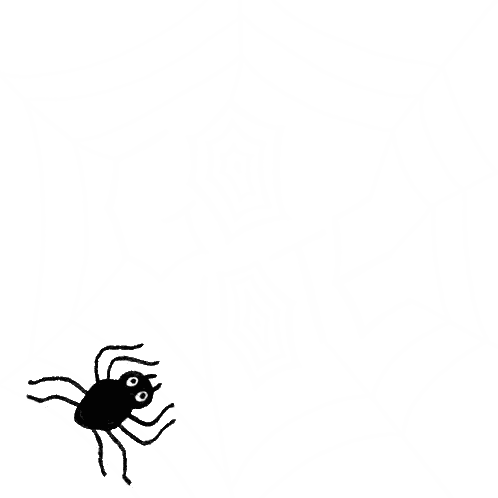 Spider Drawing with I Voted Early