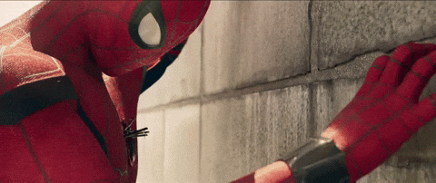 Spider Man 2099 Climbing On Wall GIF