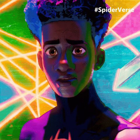 Spider Man 2099 Spider Verse Miles Morales GIF