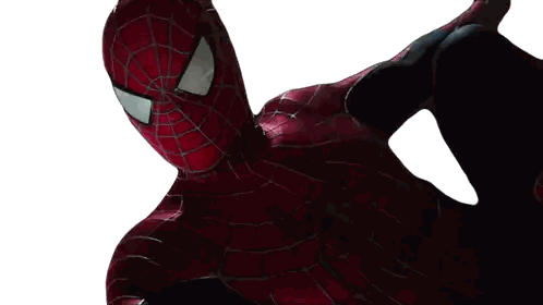 Spider Man Face and Body Close Up