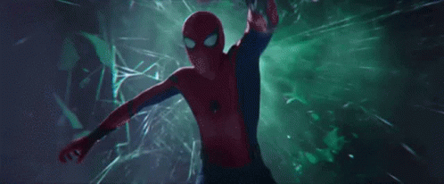 Spider Man Falling Into Vortex GIF