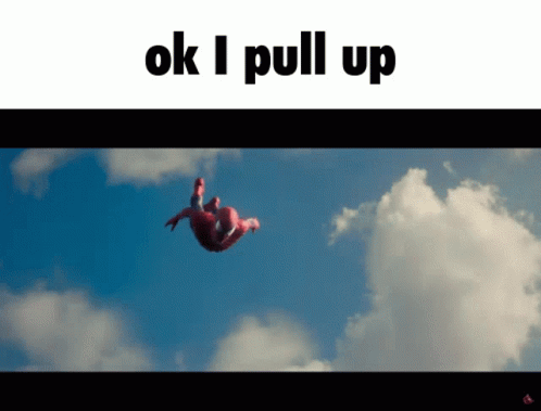 Spider Man Falling Saying Ok I Pull Up GIF