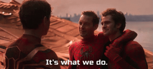 Spider-Man Group It S What We Do GIF