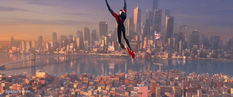 Spider Man Into The Spider Verse Flip GIF