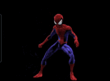 Spider Man Kneeling Before Group