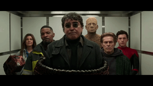 Spider Man No Way Home Elevator GIF