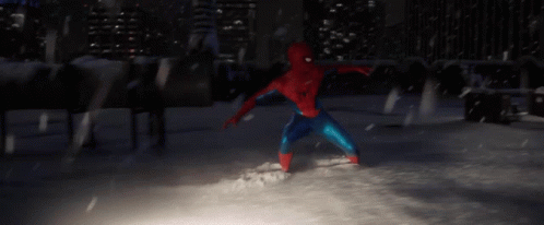 Spider Man No Way Home Jumping Off Building GIF