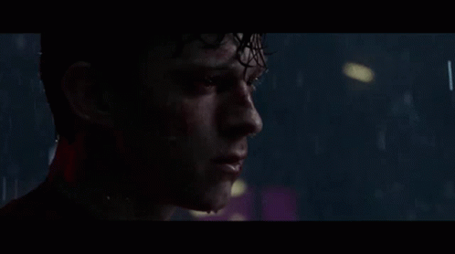 Spider Man No Way Home Rain Scene GIF