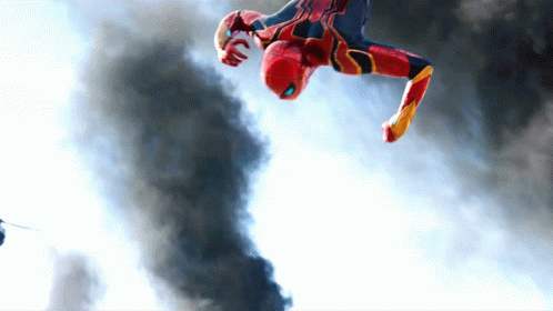 Spider Man No Way Home Web On Car GIF