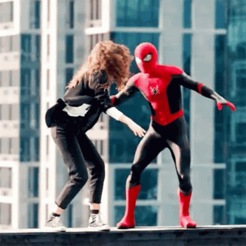 Spider Man No Way Home With Mj GIF