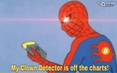 Spider-Man Saying Clown Detector Off Charts