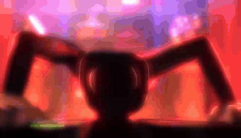 Spider On Red Background GIF