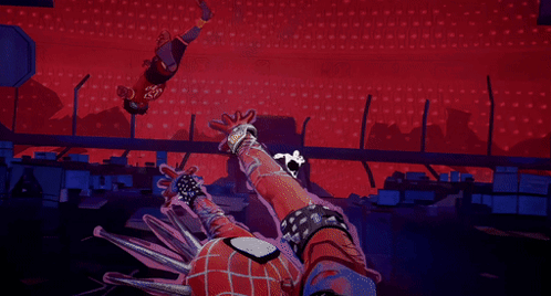 Spider Punk Acrobatic Moves GIF