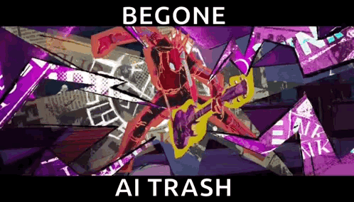 Spider Punk Be Gone GIF