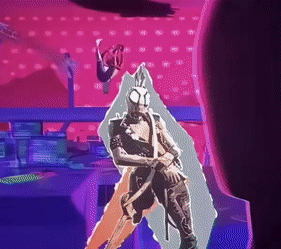 Spider Punk Hands Up GIF