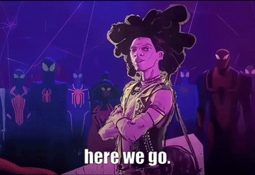 Spider Punk Here We Go GIF