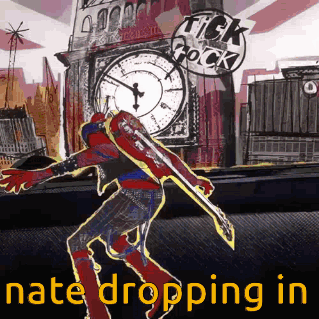 Spider Punk Nate Dropping In GIF