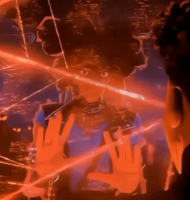 Spider Punk Outside Barrier GIF